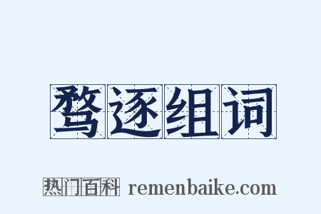骛逐组词是什么意思的图片